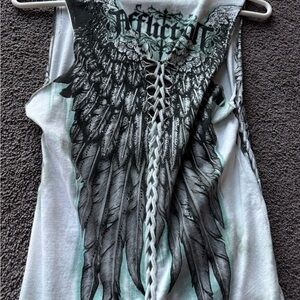 Affliction size small tank top